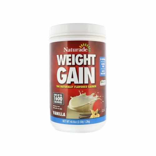 Naturade, Weight Gain, Vanilla, 2.5 lbs (40.6 oz)