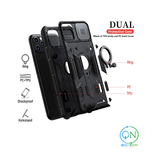 iPhone 11 Pro Max Case, CamShield Armor Case with Slide Camera Cover - Qoloft iPhone 11 Pro Max - Image 4