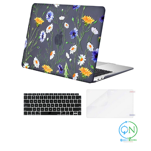MacBook Air 13 inch Case 2020 2019 2018 Release A2337 M1 A2179 A1932 Retina, Plastic Hard Shell & Keyboard Cover & Screen Protector Only Compatible with MacBook Air 13