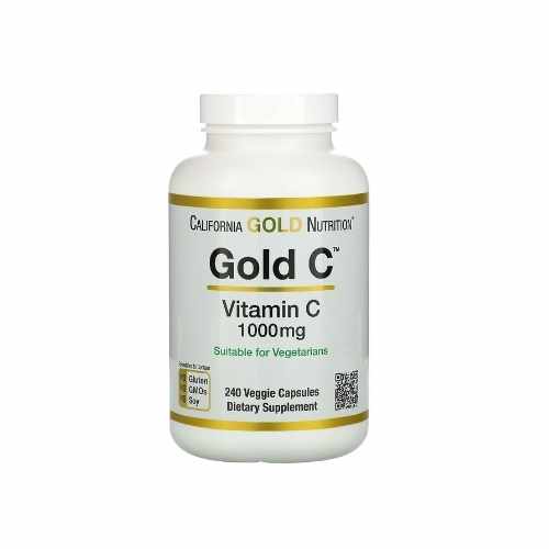 California Gold Nutrition, Gold C, Vitamin C, 1,000 mg, 240 Veggie Capsules